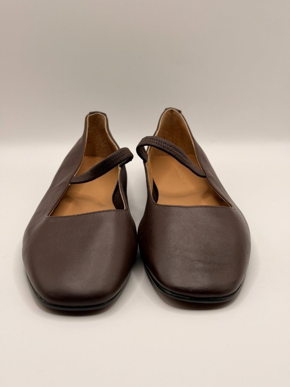 Madewell Womens The Greta Coffe Bean Brown Leather Ballet Flat Sz 8 - Picture 5 of 9